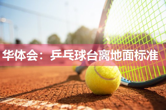 乒乓球台离地面标准